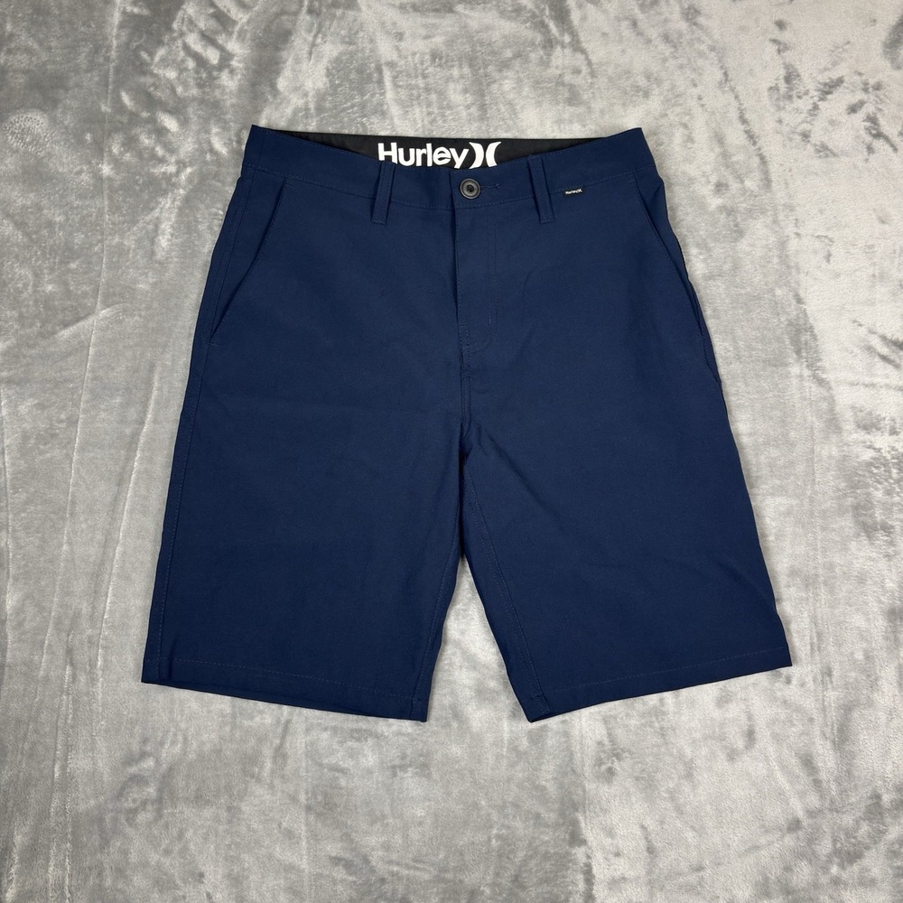 Hurley‎ Hybrid Chino Shorts Mens 28 Stretch Casual Quick Dry Navy Blue